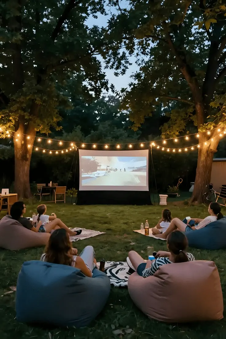 Pop-Up Cinema at Your Villa, ALMAR entertainment service in Colombia.